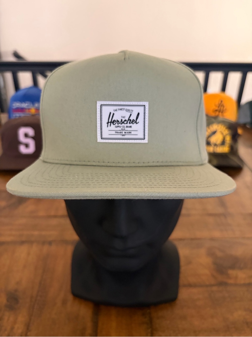 Herschel Supply Company Sage Green Five-Panel Snapback Hat